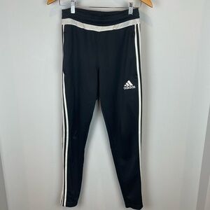 Adidas Tiro Soccer Pants - Small - Black with White Stripes
